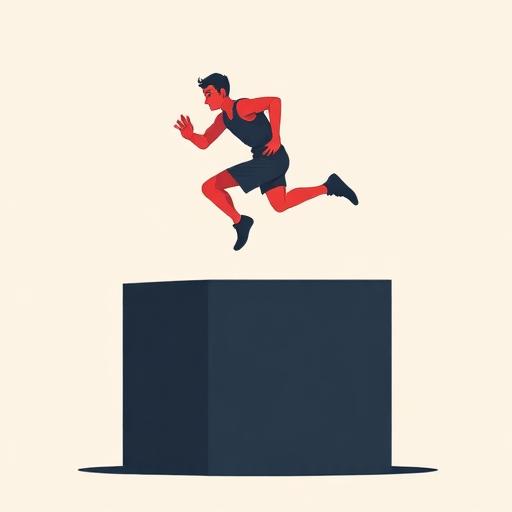 box jump illustration