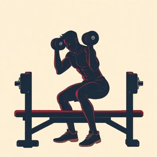 bulgarian split squat illustration